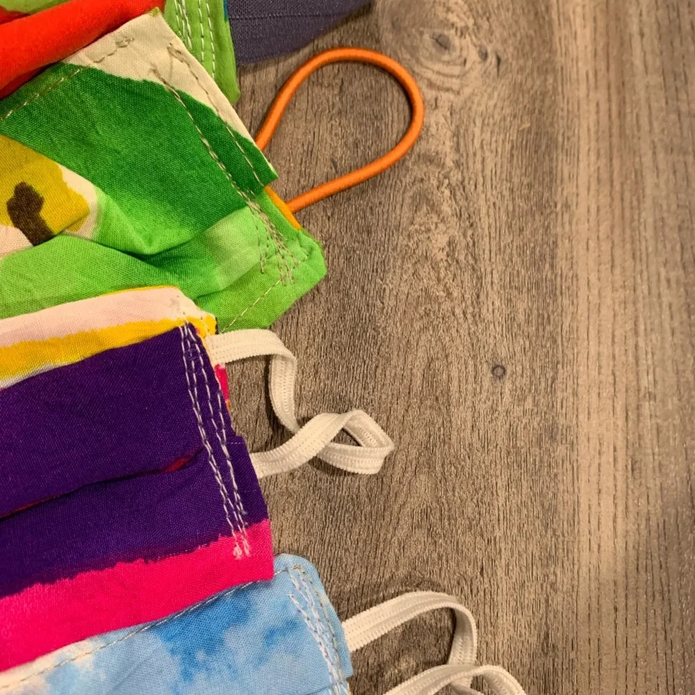 9 handmade face masks